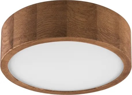 Brilagi - Plafoniera LED RGBW dimmerabile CARVALHO 1xE27/9W/230V Wi-Fi rovere diam. 27,5