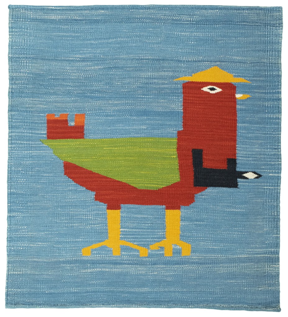 Kilim Tappeto orientale 100x90 (Tacchino) Tessuto A Mano