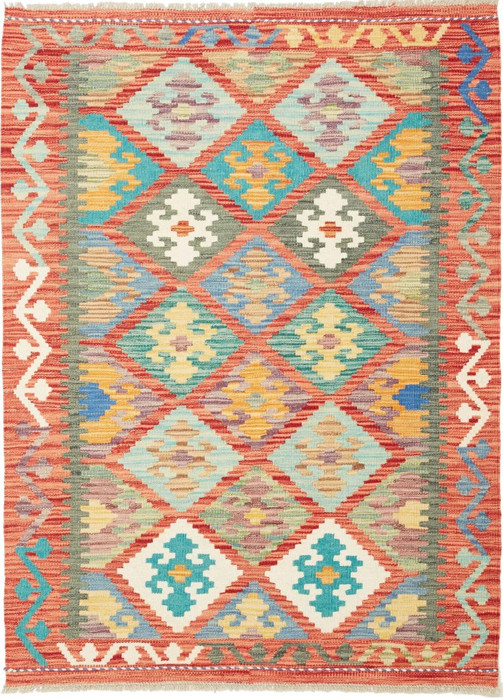 Kilim Tappeto 150x110 (Pakistan) Tessuto A Mano