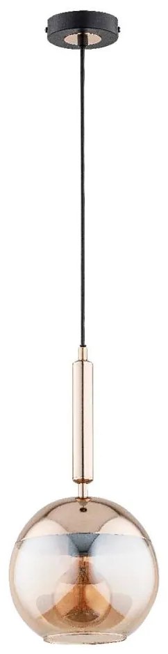 Lampadario a sospensione con filo VOLDA 1xE27/15W/230V ottone