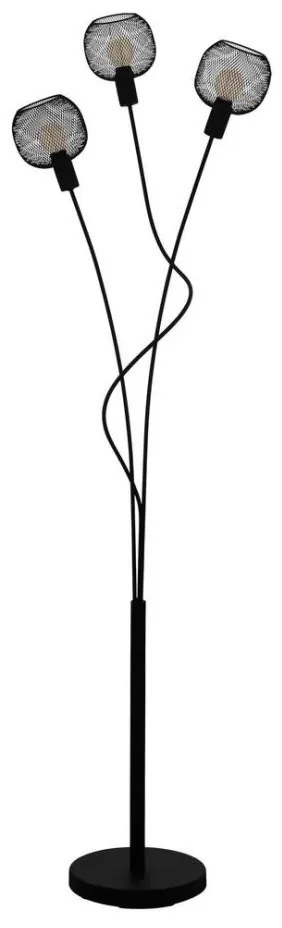 Eglo 43377 - Lampada da terra WRINGTON 1 3xE14/40W/230V