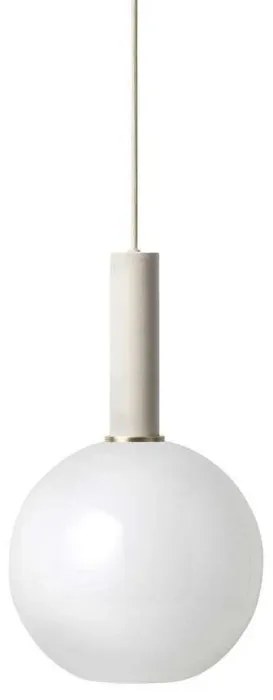 Collect Lampada a Sospensione Opale Sfera Alto Grigio Chiaro - Ferm Living