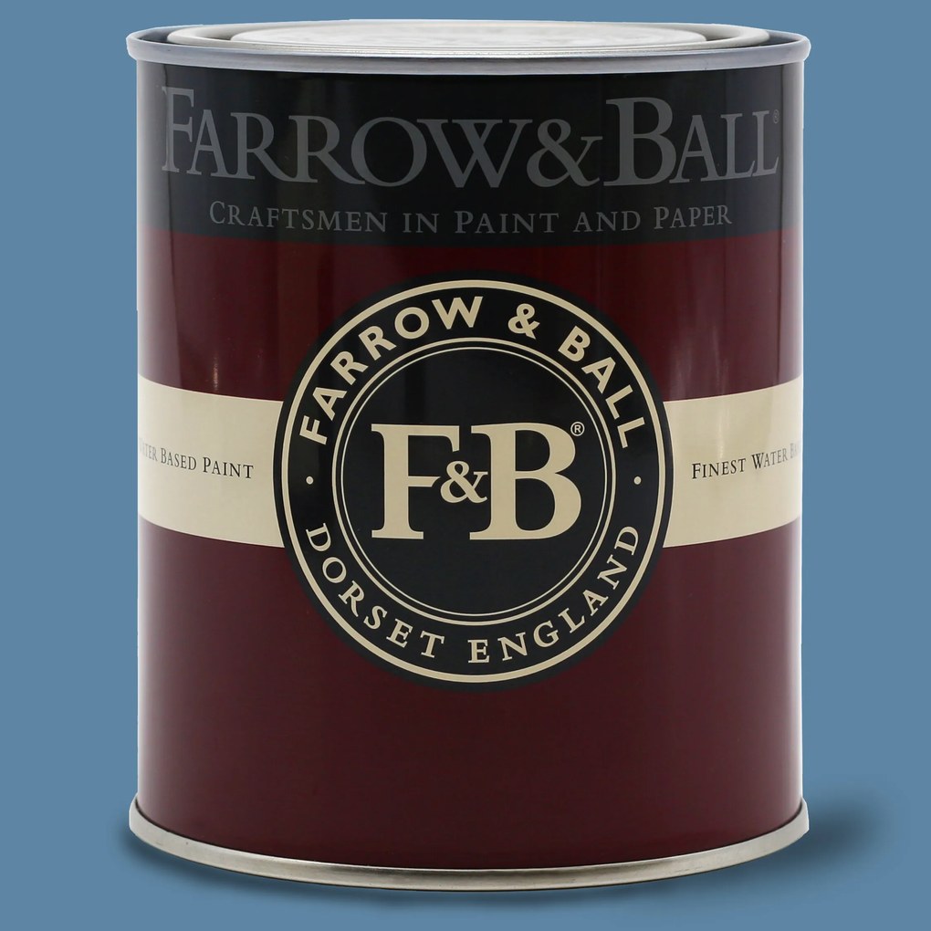 Farrow & Ball Flat Eggshell Archive Colour - Belvedere Blue 215 - 2,5l