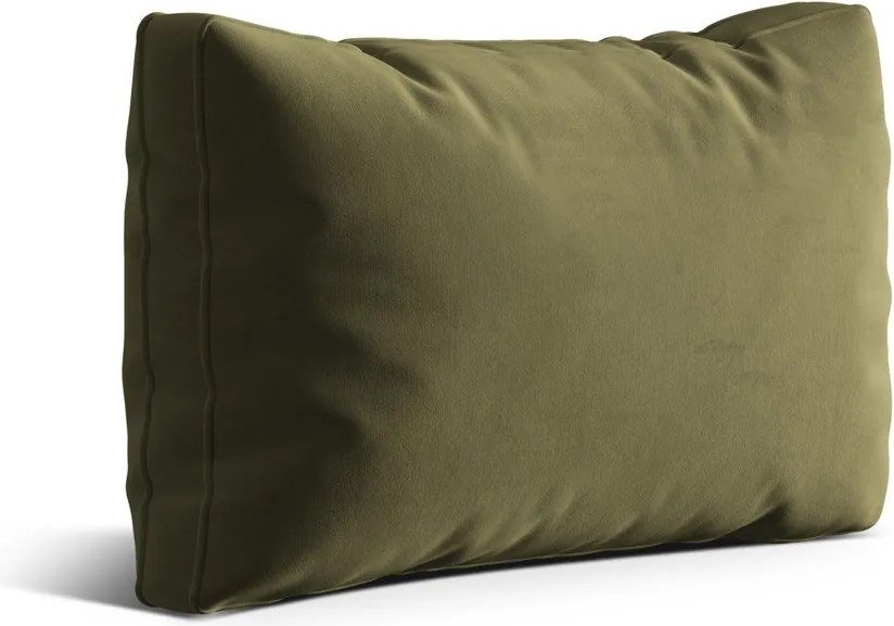 Cuscino per divano verde con rivestimento in velluto Kemi – Cosmopolitan Design