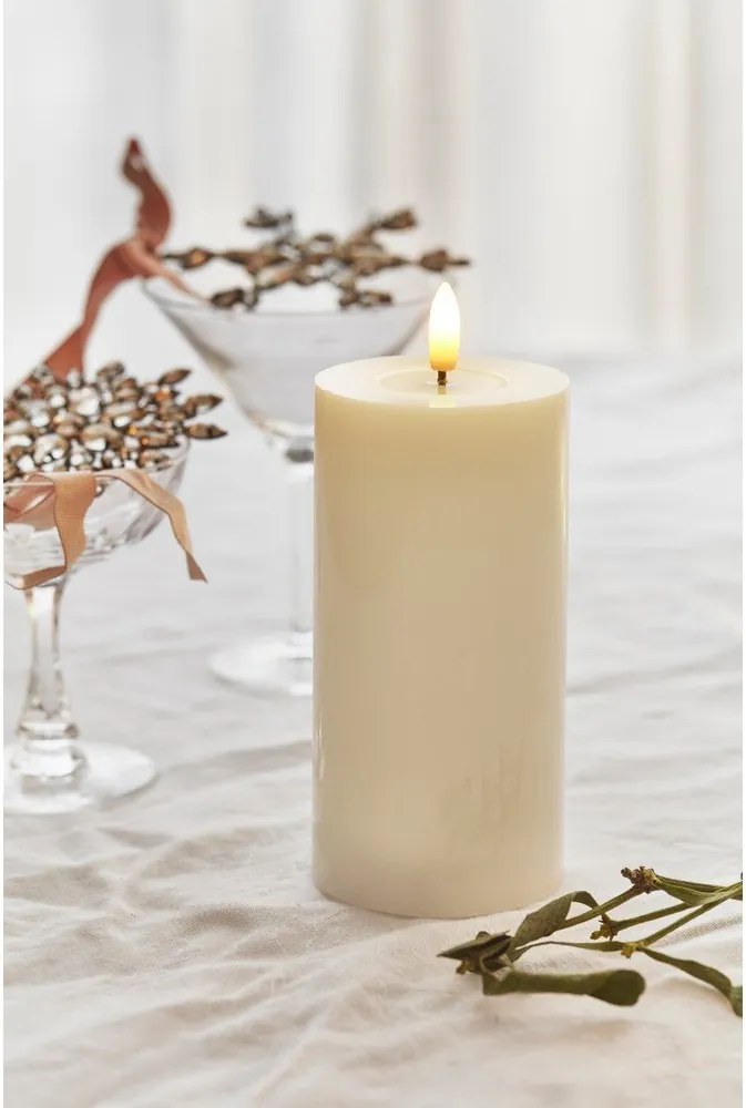 Candela a LED con alimentazione a batteria (altezza totale 15 cm) Sille – Sirius