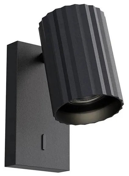 Redo 01-2549 - Faretto da parete orientabile DELPHI 1xGU10/7W/230V nero