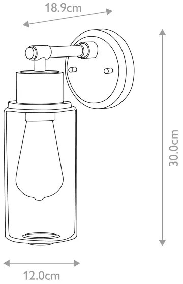 Elstead BATH-MORVAH1-W - Applique bagno 1xE27/60W/230V IP44 bianco