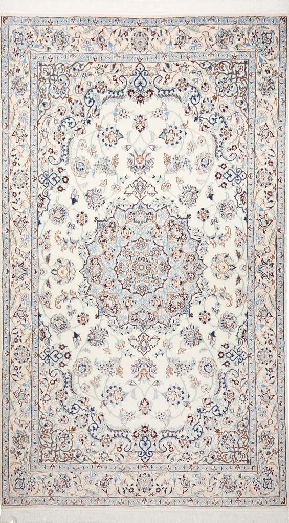 Nain Tappeto 240x150 Beige (Iran) Annodato A Mano
