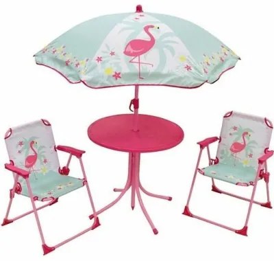 Mobili da giardino Fun House Per bambini Fenicottero rosa 4 Pezzi