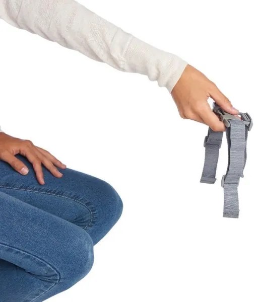 Ingenuity - Cuscino per sedia da pranzo 2in1 SMARTCLEAN TODDLER grigio