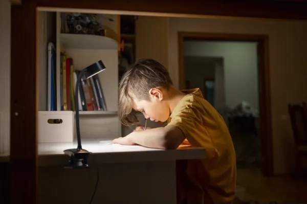 Osram - Lampada da tavolo LED dimmerabile con clip OFFICE LINE LED/4,8W/230V nera