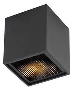 Faretto di design nero - Qubo Honey