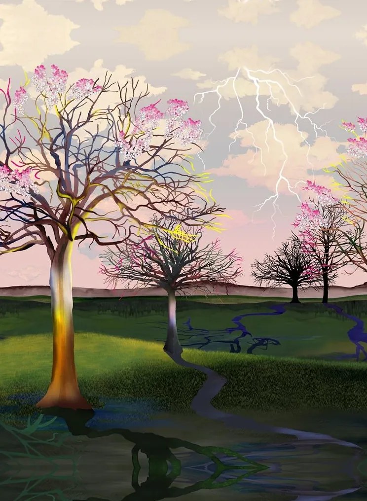 Christian Lacroix Wandbild Avant Le Mistral - Cypres