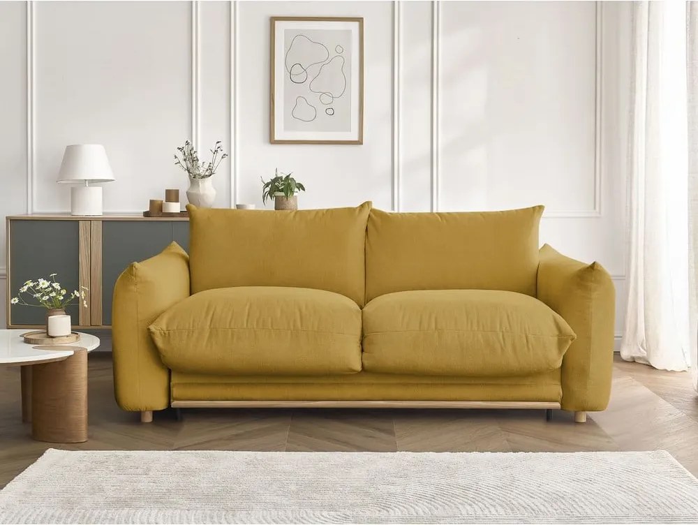 Divano giallo allungabile 234 cm Ernest – Bobochic Paris