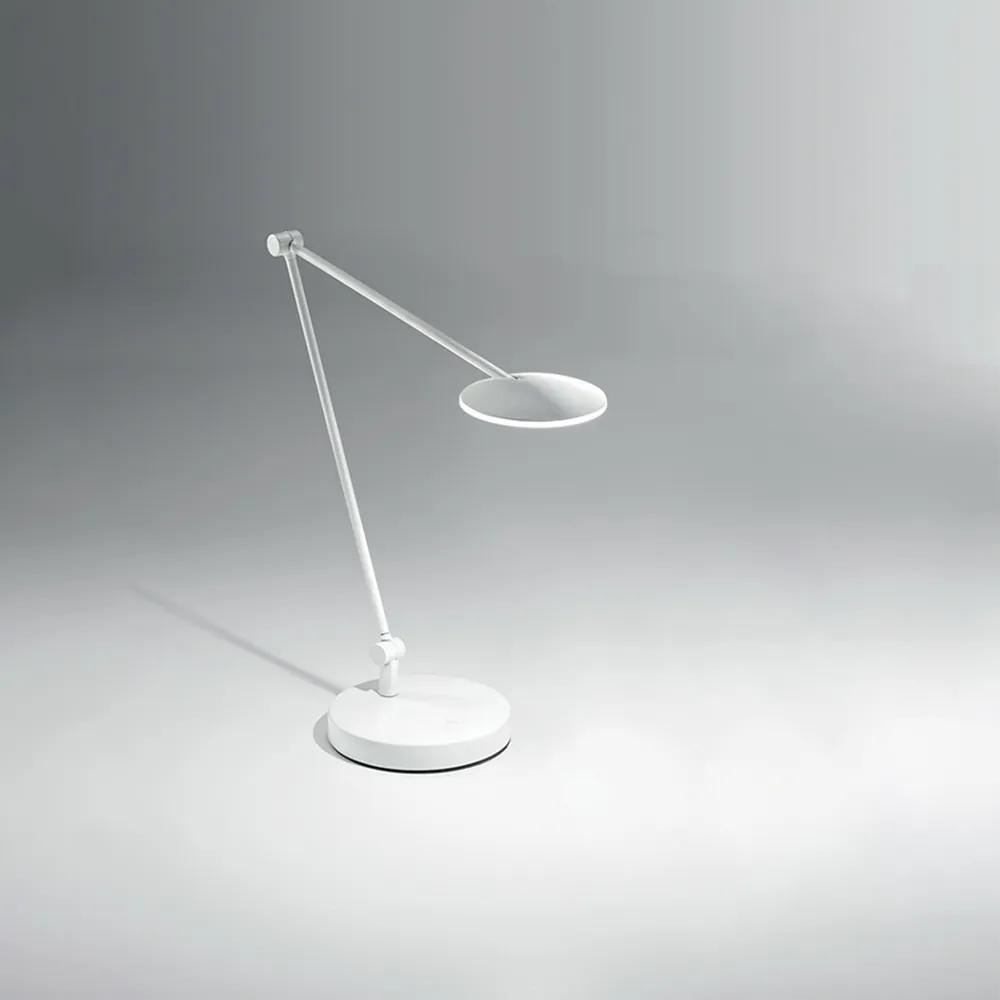Lampada Da Scrivania In Metallo Moderna Joint Bianco Led