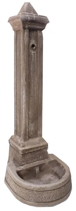 Fontana a colonna DUOMO in cemento H 100 cm, 35 x 48 cm
