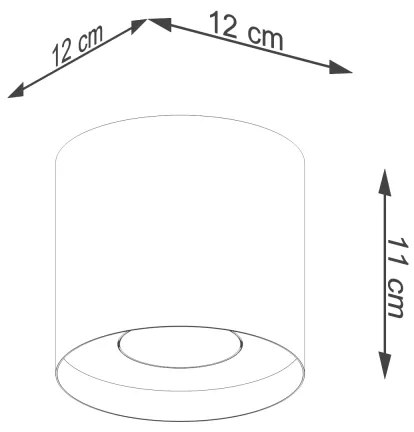 Sollux SL.1282 - Faretto MIKA 1xGU10/10W/230V grigio