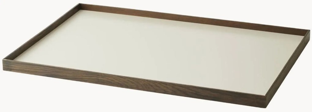 Vassoio decorativo componibile in legno di quercia Frame