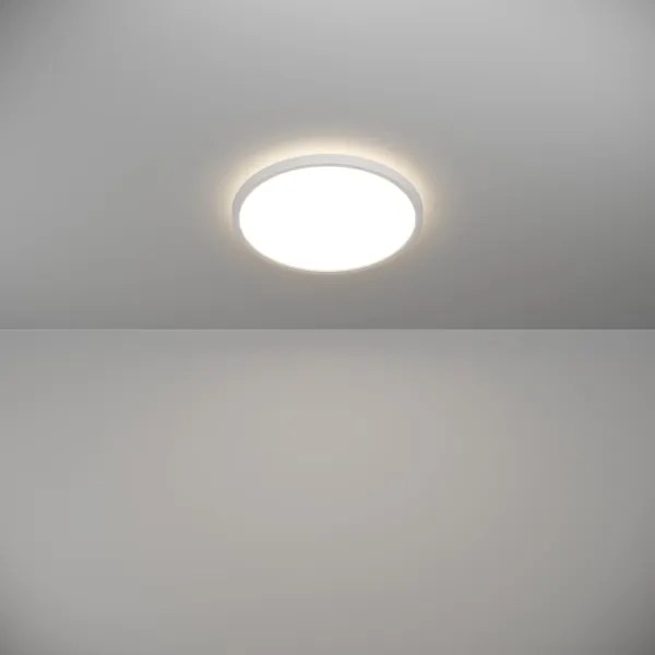 Eglo 901446 -Plafoniera LED da esterno ROVITO 13,9W/230V diametro 30 cm IP44 bianco
