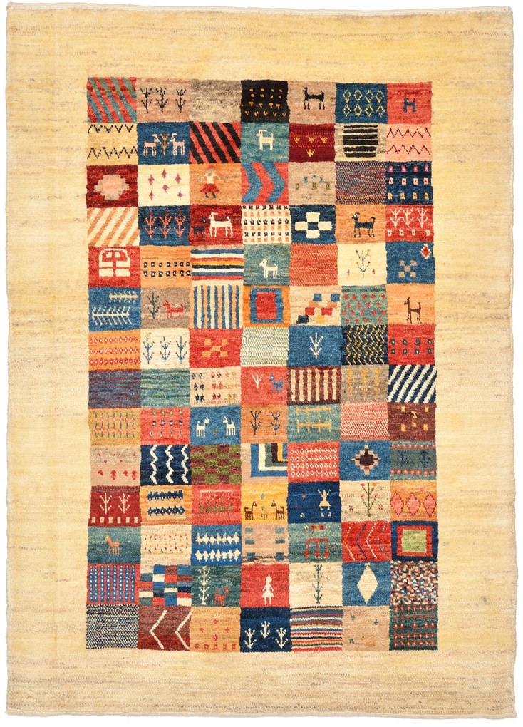 Loribaft Tappeto 110x150 (Iran) Annodato A Mano