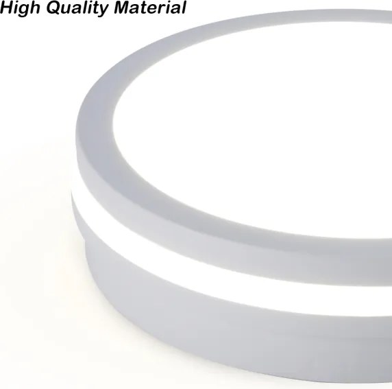 Brilagi - Lampada da esterno LED con sensore BENE LED/24W/230V Ø 26 cm bianca IP54