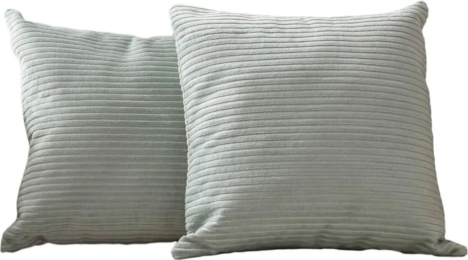 Federe decorative in set in velluto a coste 2 pz 43x43 cm – Mioli Decor