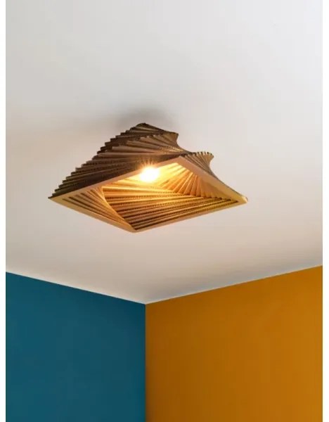 Ledvance - Plafoniera DECOR CARDBOARD 1xE27/15W/230V 40x40 cm