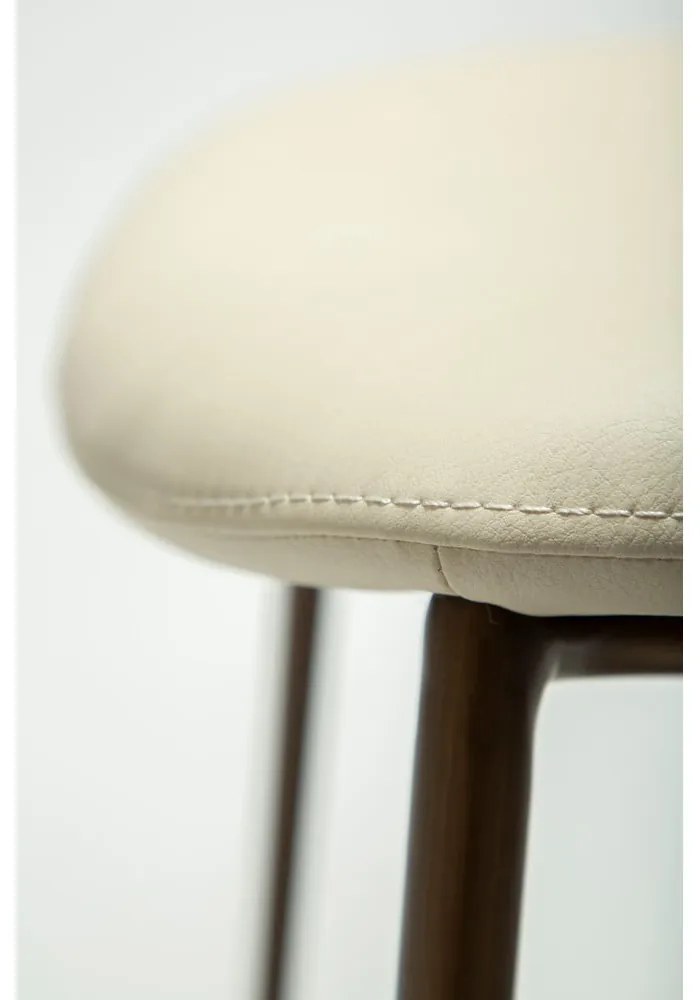 Sedia da pranzo avorio in similpelle Zone – DAN-FORM Denmark