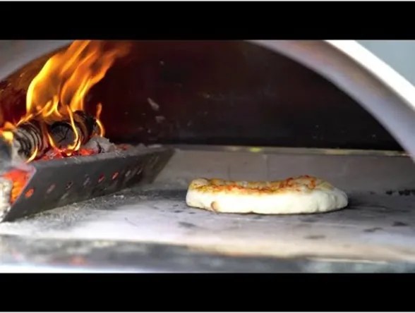 Forno A Legna Per Pizze Struttura In Acciaio 60x80 Cm Pulcinella Clementi