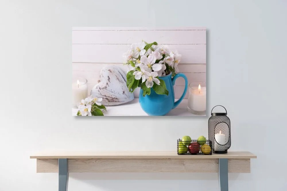 Quadro su tela – Fiori nel vaso