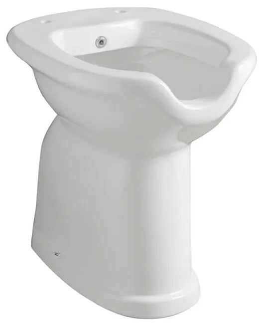 Vaso bidet combinato per anziani H 49 apertura frontale e scarico a terra