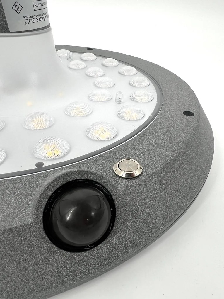 Lampione Solare da Giardino 2000 Lumen "LMS-2000" Palo Incluso