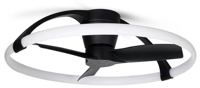 Ventilatore da soffitto Nepal WiFi nero , D. 75 cm MANTRA