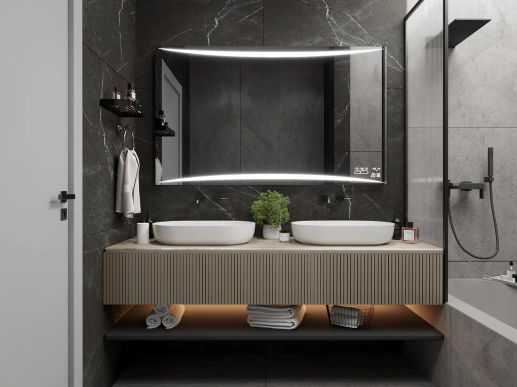 Specchio con LED illuminazione M16 premium