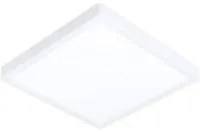 Plafoniera Moderna Fueva Z Alluminio Bianco Led Integrato 19,5W 2700 6500K