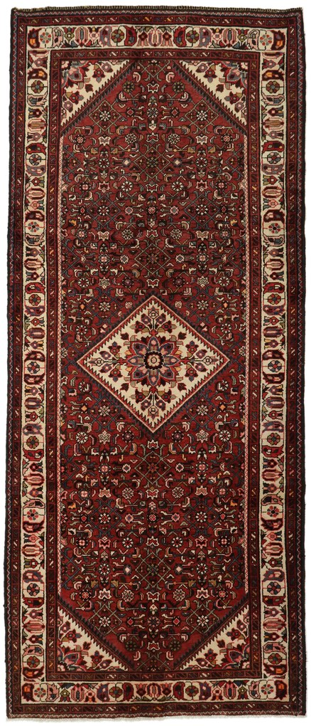 Hamedan Tappeto persiano 340 x 140 (Iran) Annodato A Mano