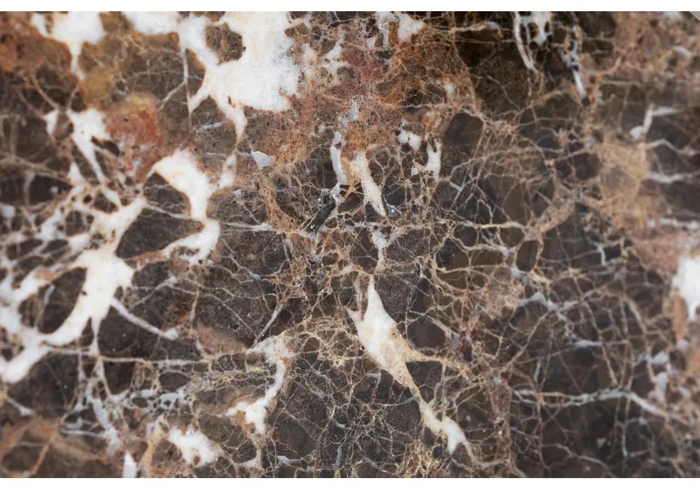 Tavolino rotondo in marmo marrone 90x90 cm Brooksville - Rowico