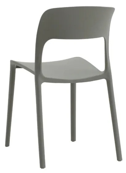 Set di sedie SOUTH BEACH in polipropilene grigio