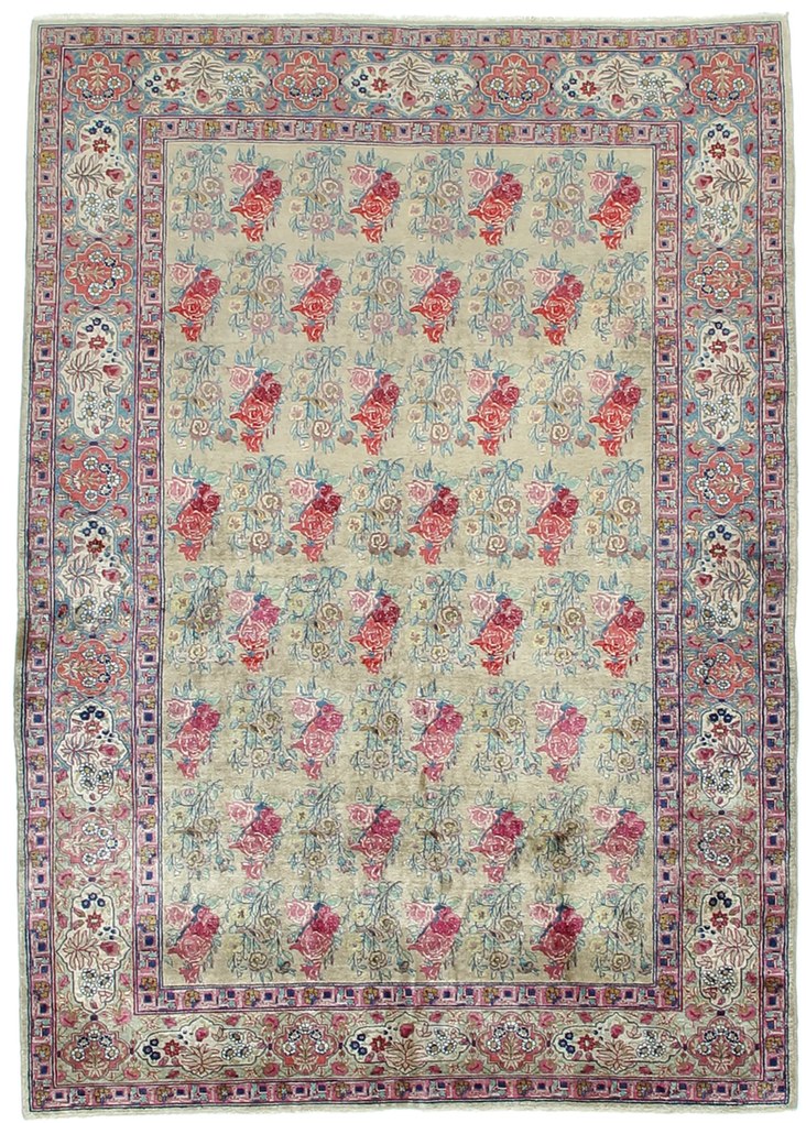 Kashan Tappeto persiano 200x140 (Iran) Annodato A Mano