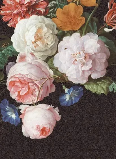 Eijffinger Carta da parati Dutch Masters - Mehrfarbig Schwarz