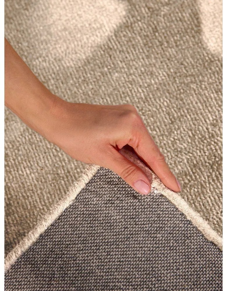 Tappeto beige in misto lana tessuto a mano 80x150 cm Kari – Villeroy&amp;Boch