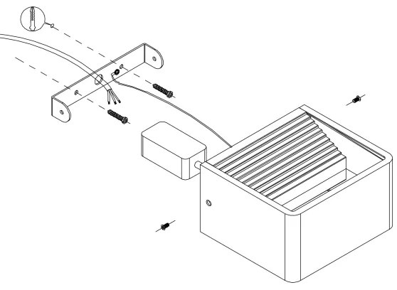 Eglo 98266 - Applique a LED da esterno DONINNI LED/6W/230V IP55