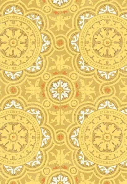 Cole & Son Carta da parati Piccadilly - Ochre