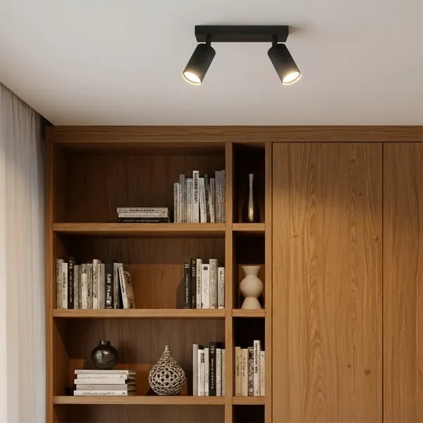 Brilagi - LED RGBW dimmerabile faretto SELE MODERN 2xGU10/6,5W/230V Wi-Fi nero