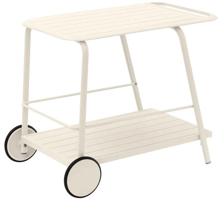 Carrello da dessert in alluminio colore beige Naterial   X 69.5 cm