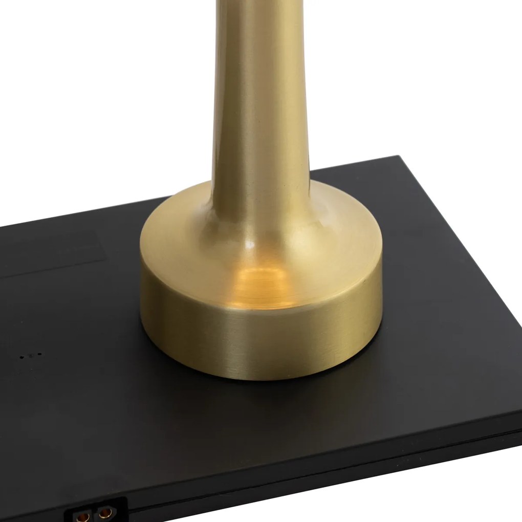 Set di 2 lampade da tavolo ricaricabili oro RGBW - Isobel