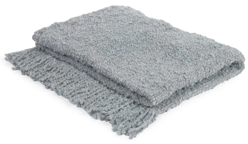 Kave Home - Coperta Corel grigio 125 x 150 cm