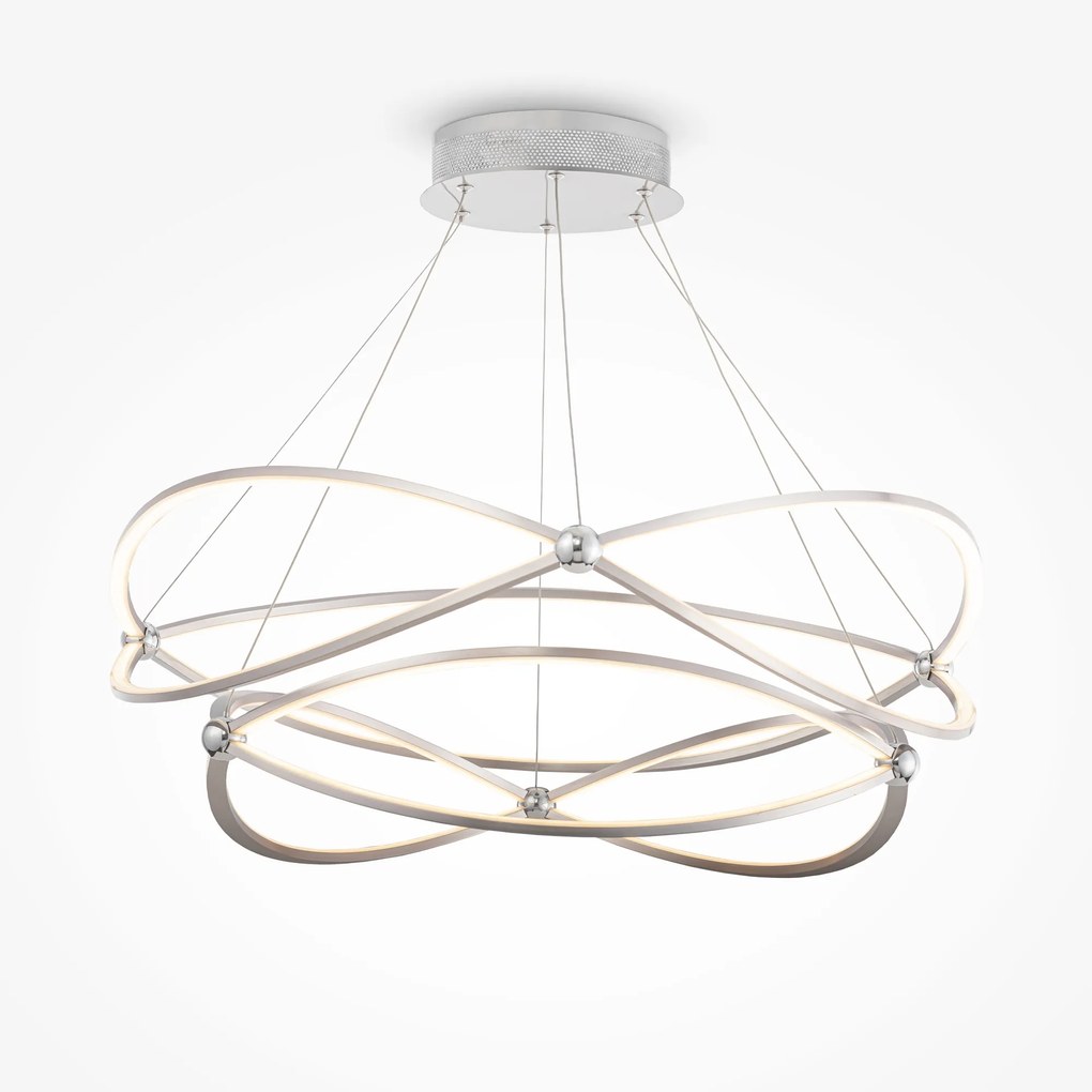 Maytoni Lampada a sospensione Serie 'Weave' Colore Nickel