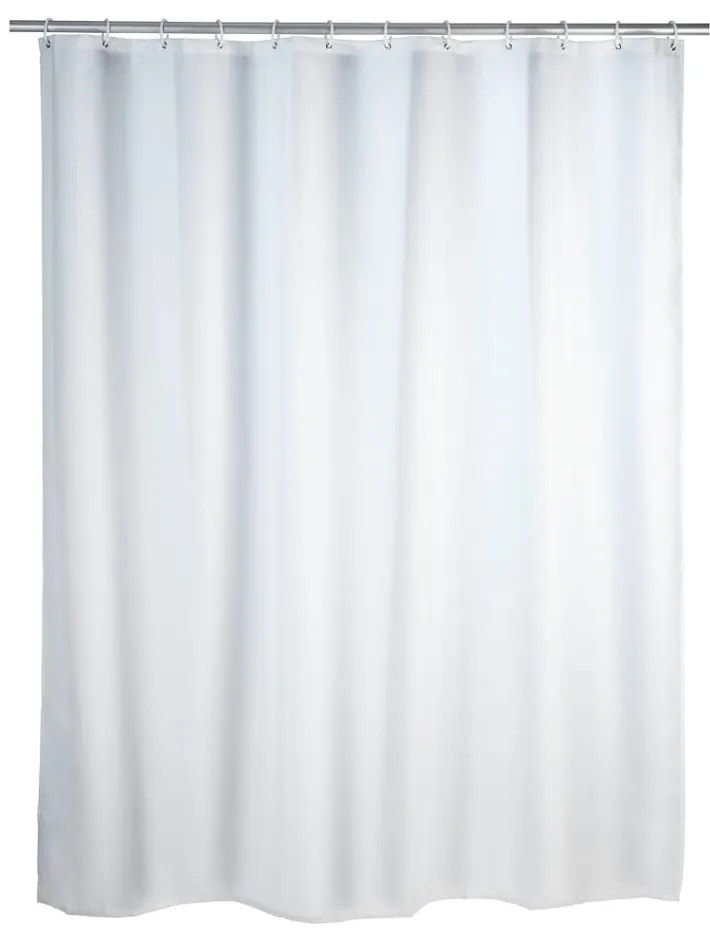 Tenda da doccia bianca con finitura antimuffa , 180 x 200 cm - Wenko