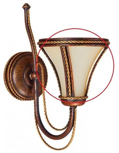 Kemar Klosz T/m - Vetro di ricambio per applique TANAJA E14